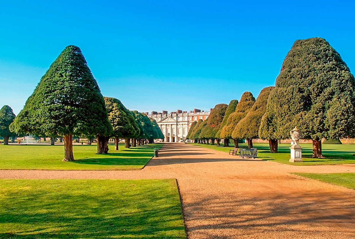 Сад дворца Хэмптон-корт, Лондон